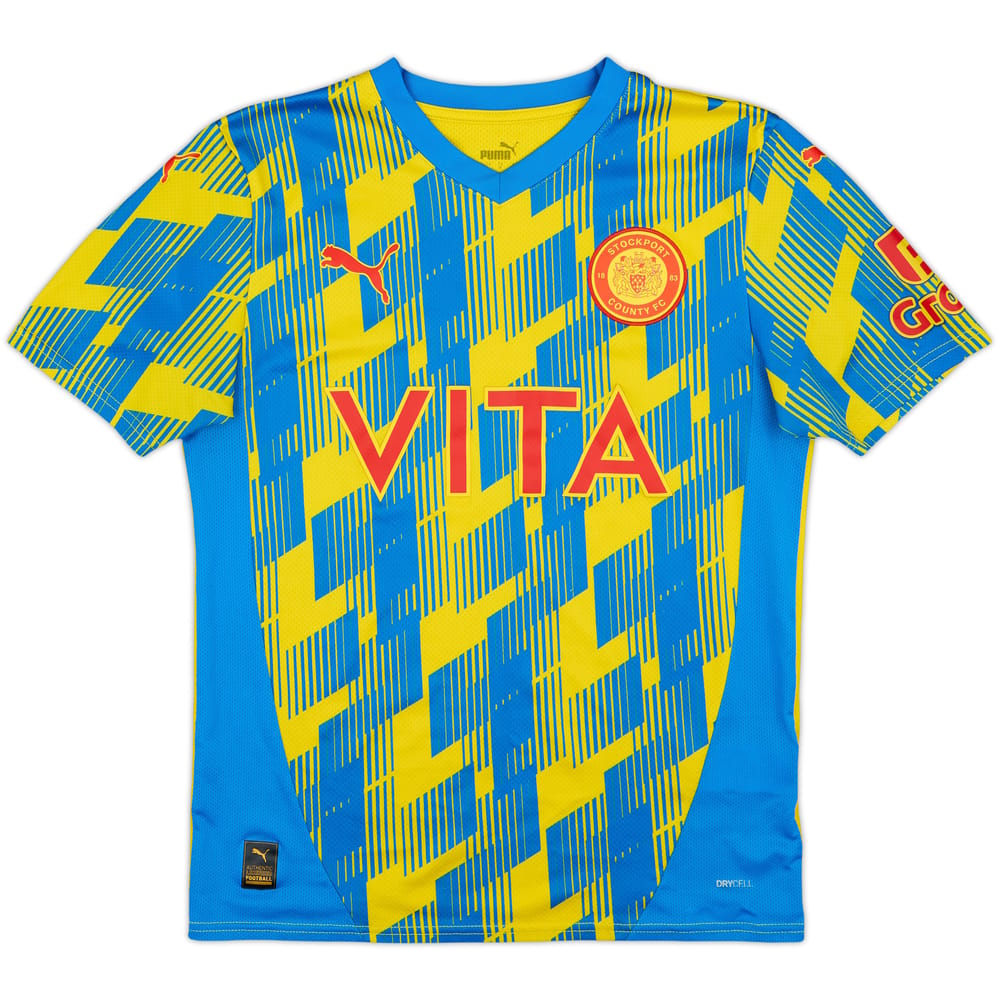 2024-25 Stockport County Third Shirt - 8/10 - (S)