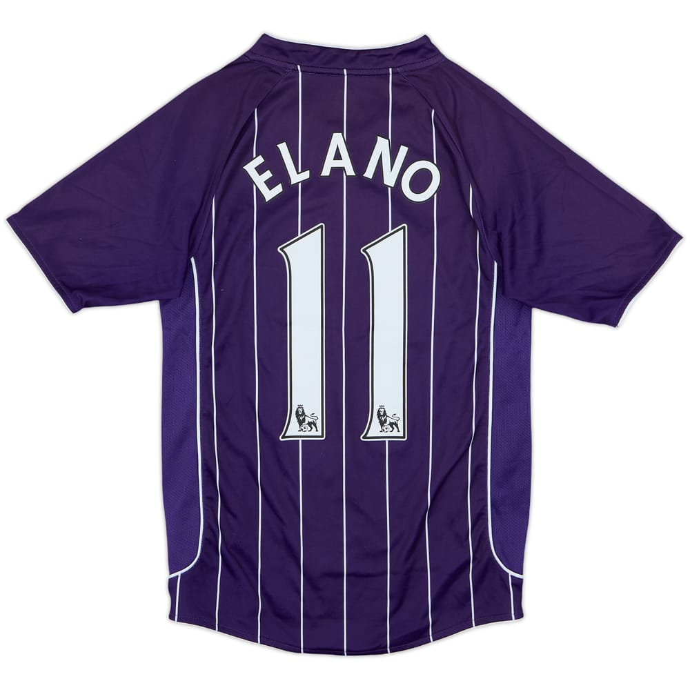 2007-08 Manchester City Away Shirt Elano #11 - 8/10 - (XL.Boys)