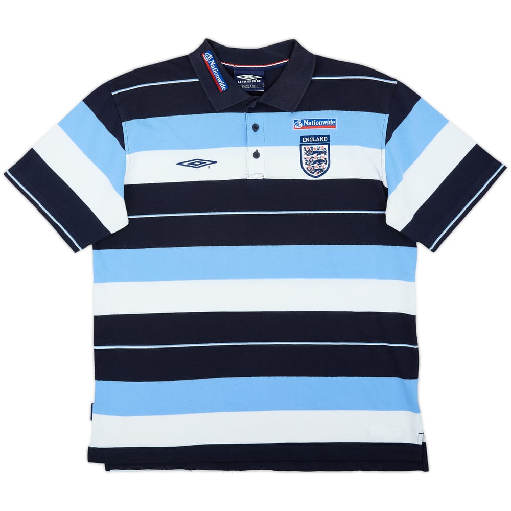 2002-04 England Umbro Polo Shirt - 7/10 - (L)