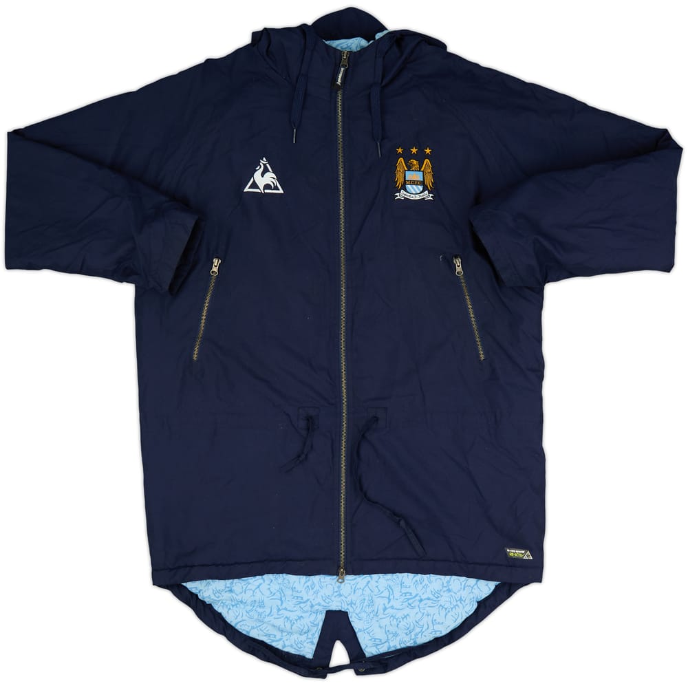 2008-09 Manchester City Le Coq Sportif Hooded Track Jacket - 7/10 - (L)