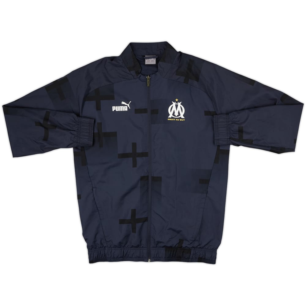 2022-23 Olympique Marseille Puma Track Jacket - 8/10 - (S)