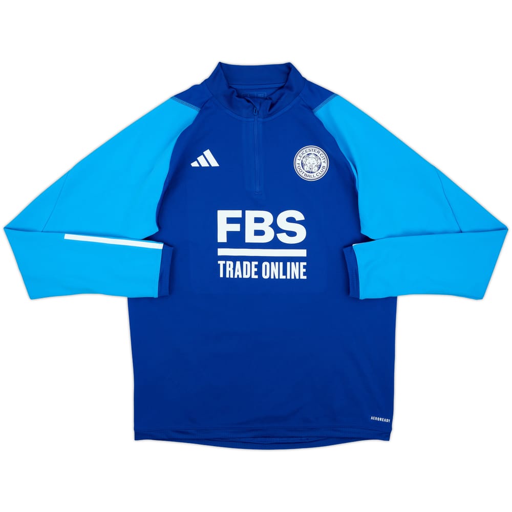 2022-23 Leicester City adidas 1/4 Zip Training Top - 8/10 - (L)