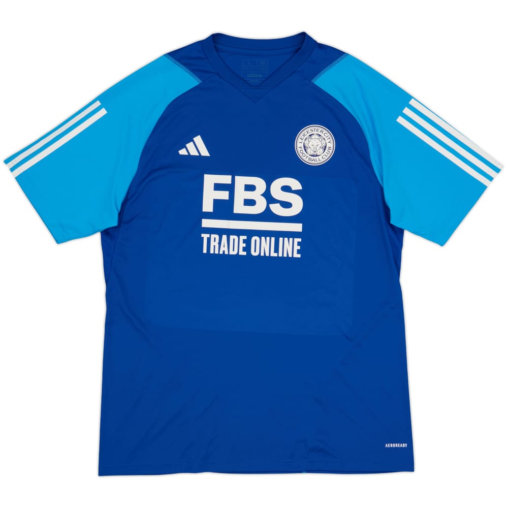 2023-24 Leicester adidas Training Shirt - 10/10 - (L)