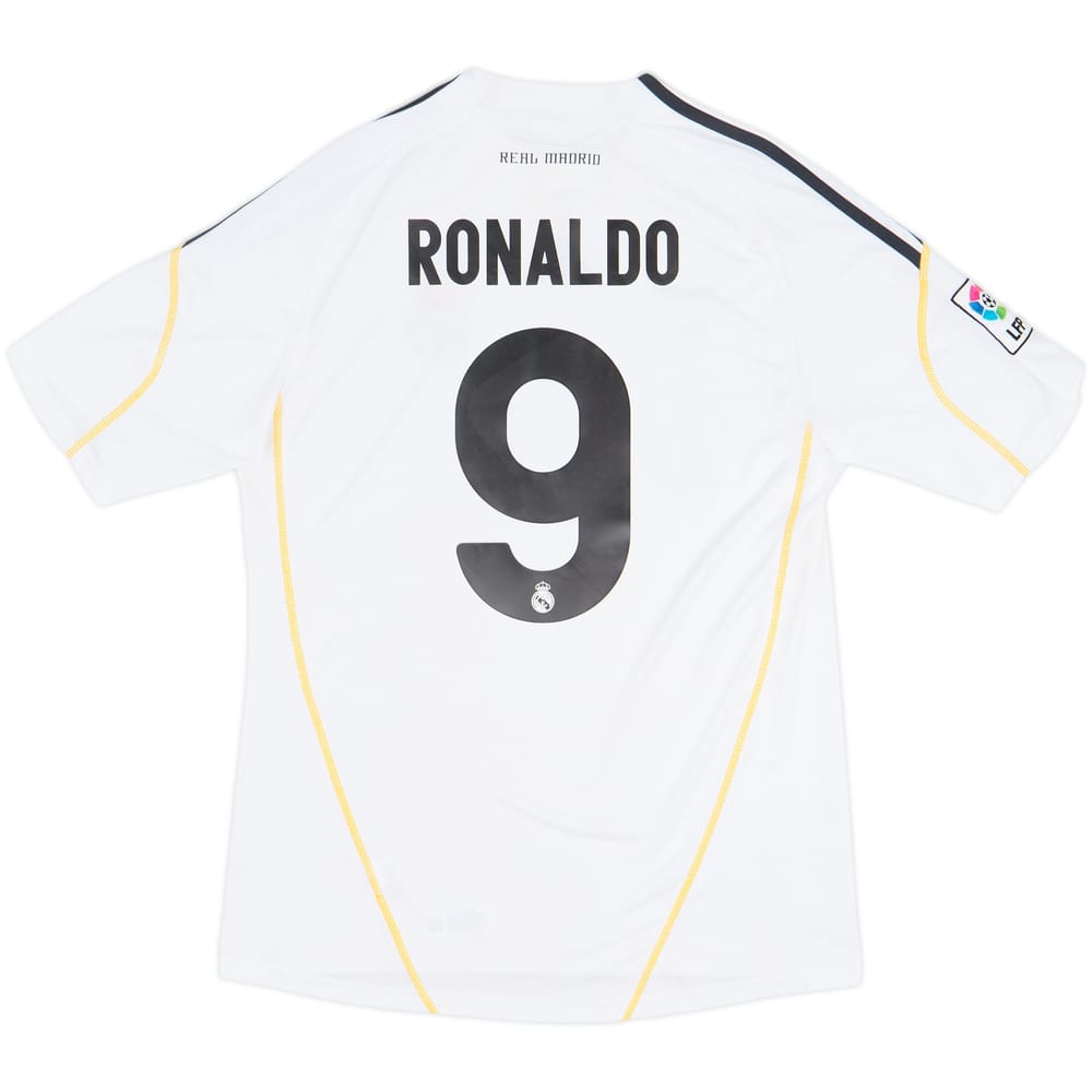 2009-10 Real Madrid Home Shirt Ronaldo #9 - 7/10 - (M)