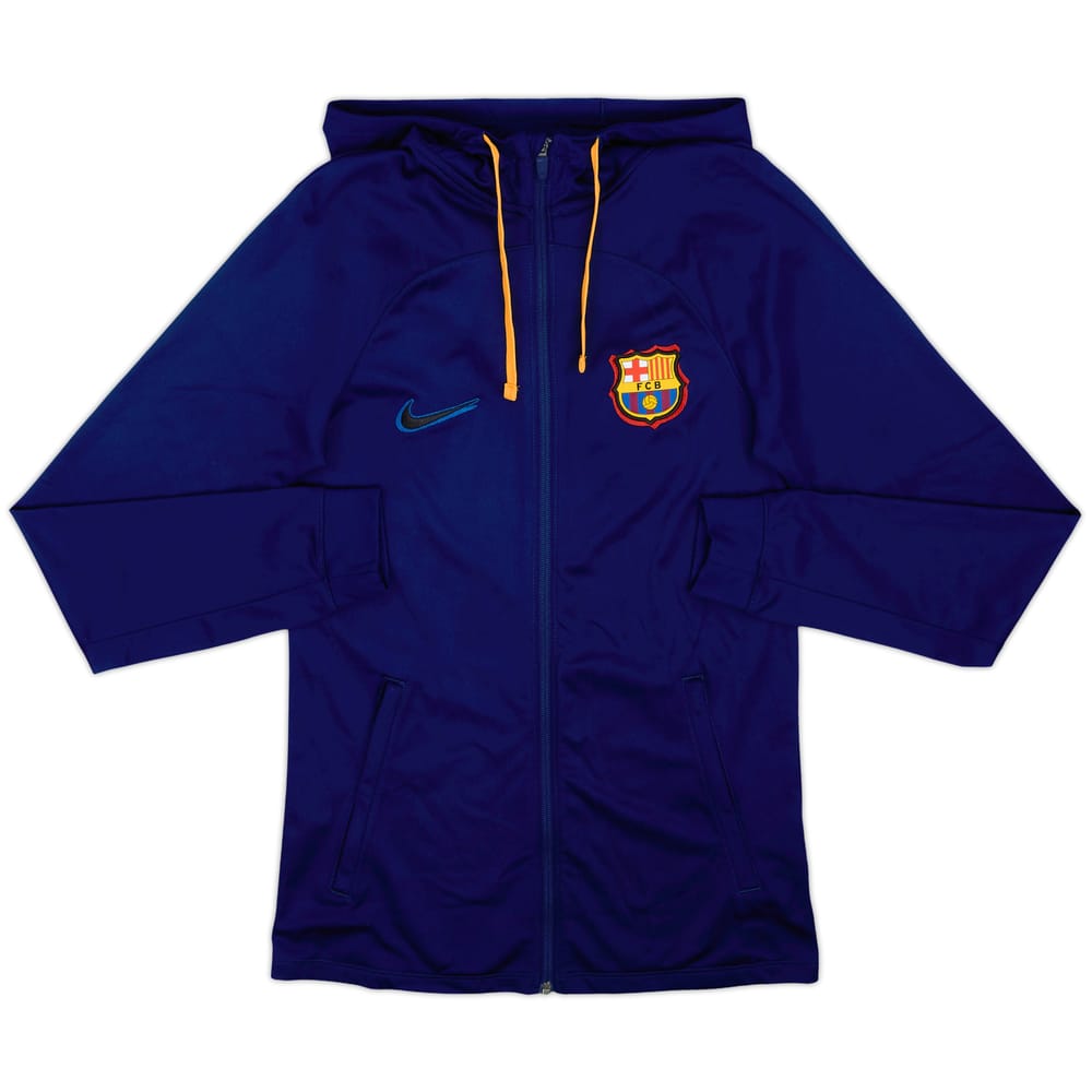 2022-23 Barcelona Nike Hooded Track Jacket - 8/10 - (XS)