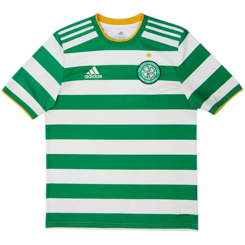 2020-21 Celtic Home Shirt - 7/10 - (L.Boys)