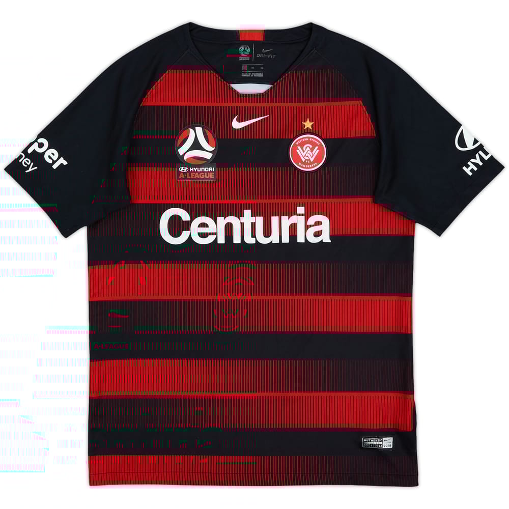 2018-19 Western Sydney Wanderers Home Shirt - 8/10 - (XL.Boys)