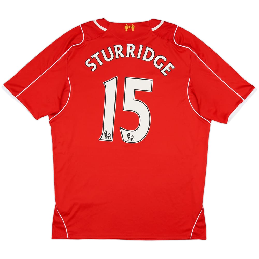 2014-15 Liverpool Home Shirt Sturridge #15 - 6/10 - (M)