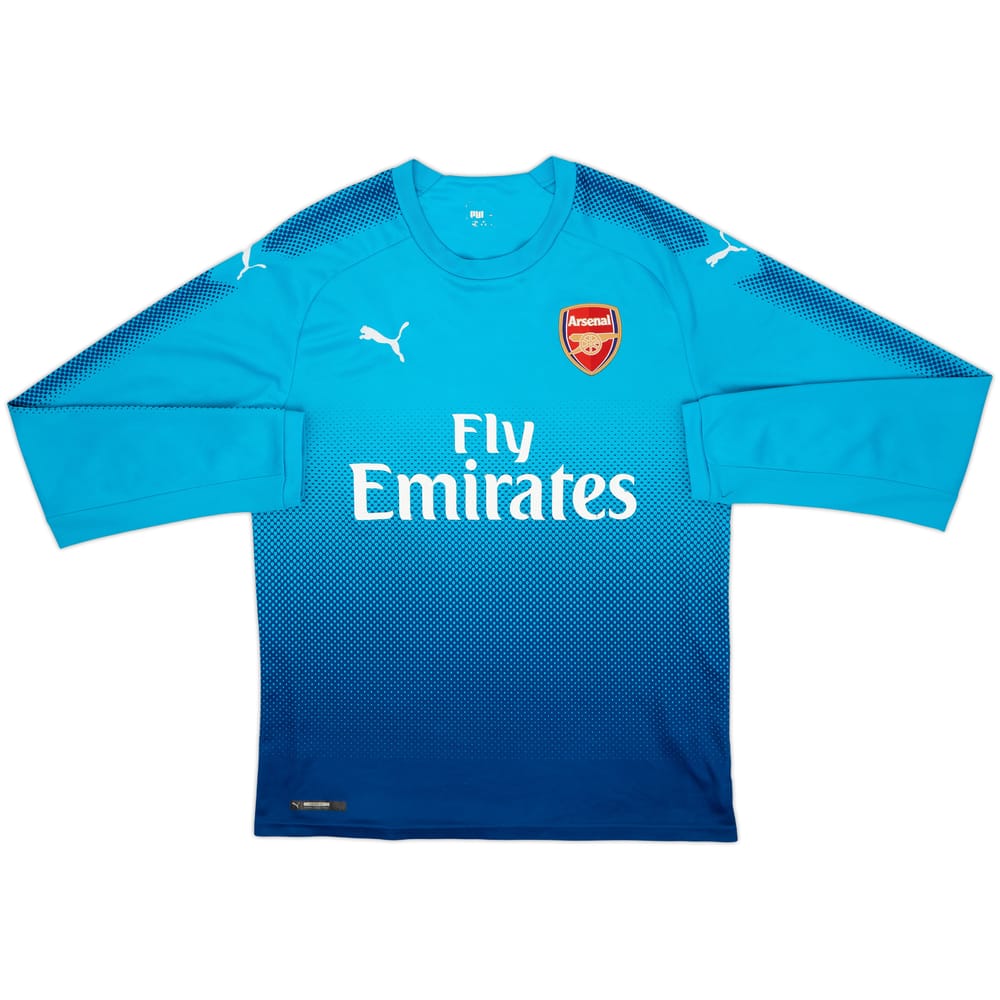 2017-18 Arsenal Away L/S Shirt - 5/10 - (L)