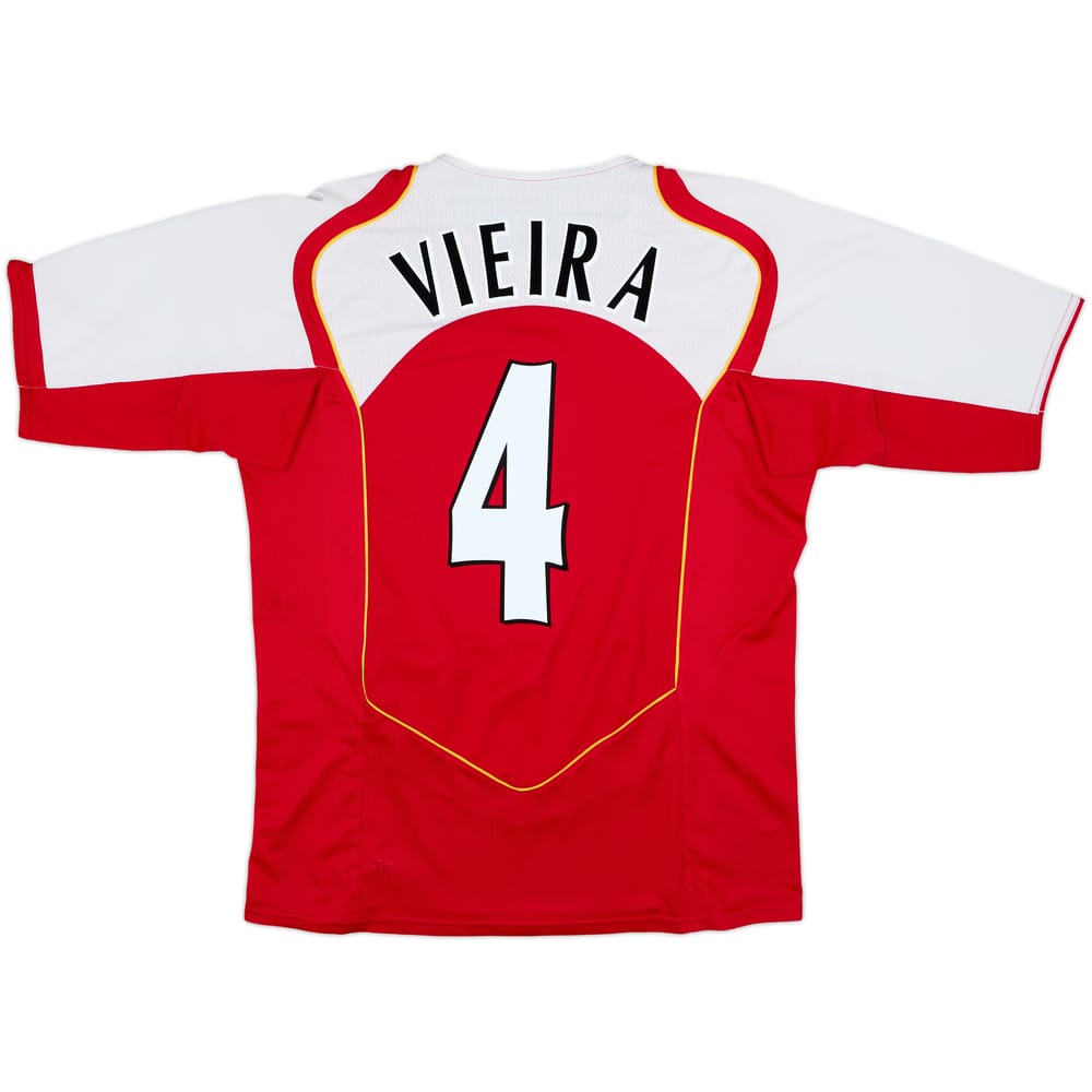 2004-05 Arsenal Home Shirt Vieira #4 - 6/10 - (M)