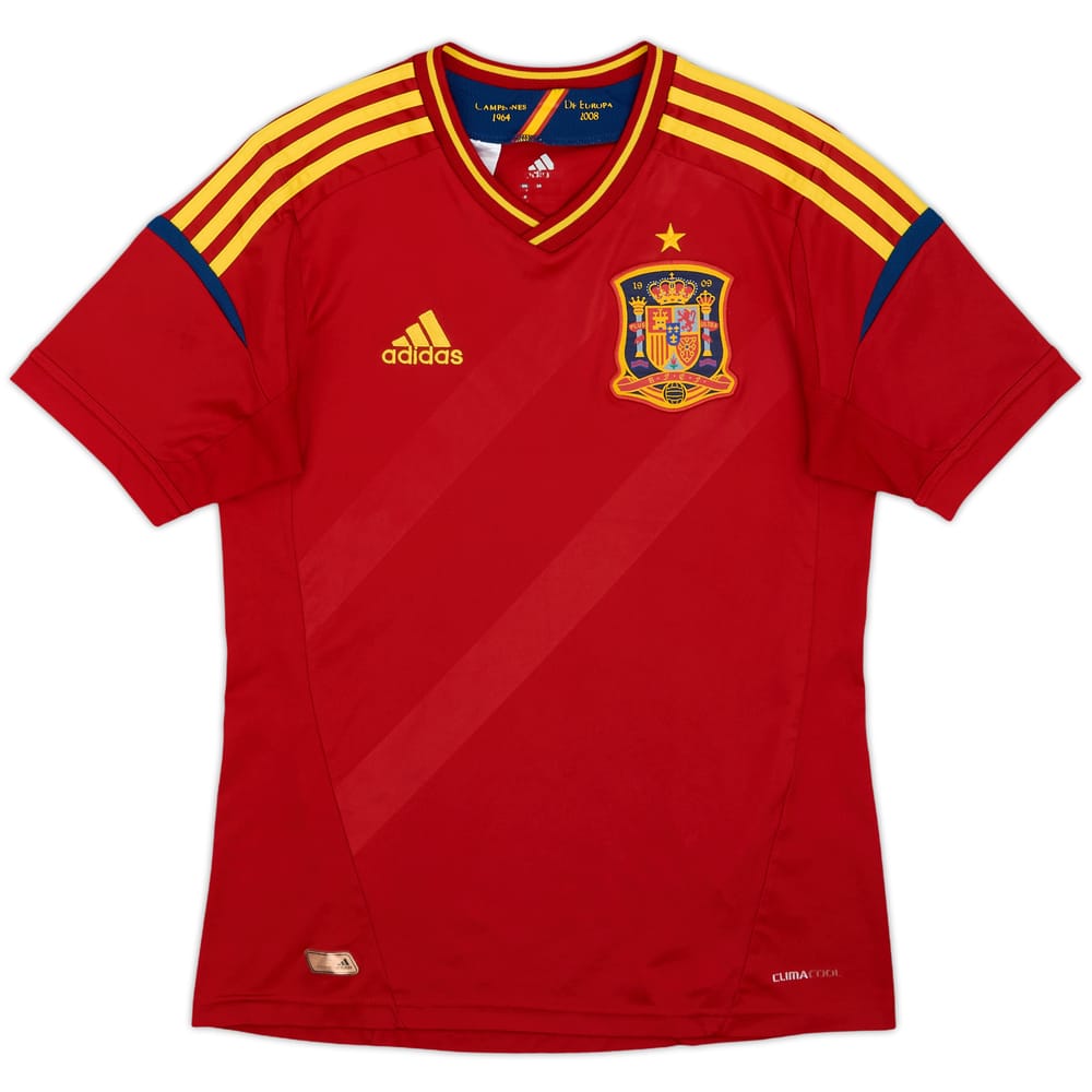 2011-12 Spain Home Shirt - 7/10 - (XL.Boys)