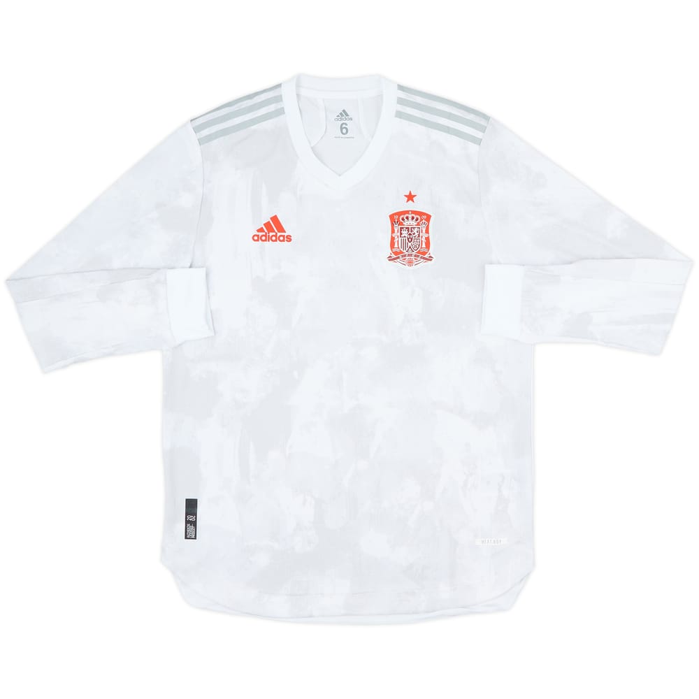 2020-21 Spain Player Issue Away L/S Shirt - 10/10 - (M)