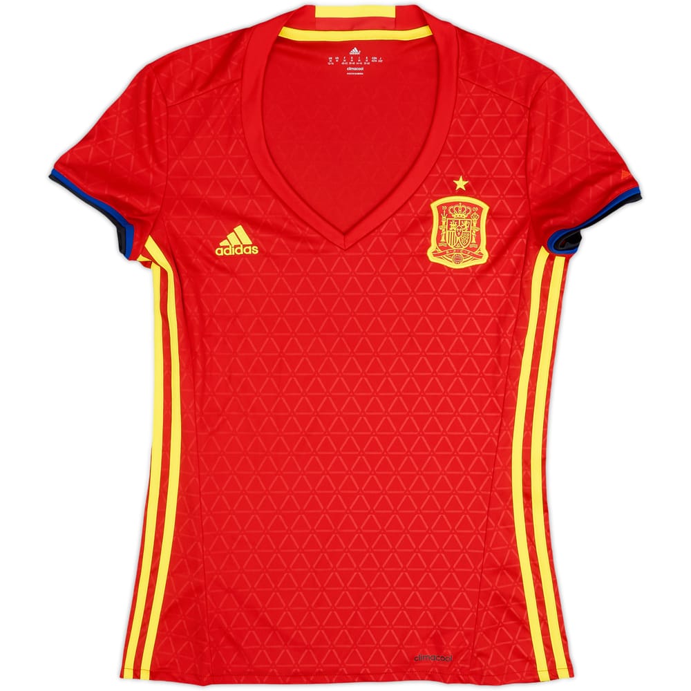 2016-17 Spain Home Shirt - 10/10 - (Women's M)