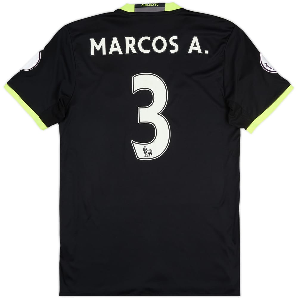 2016-17 Chelsea Away Shirt Marcos A. #3 - 6/10 - (M)