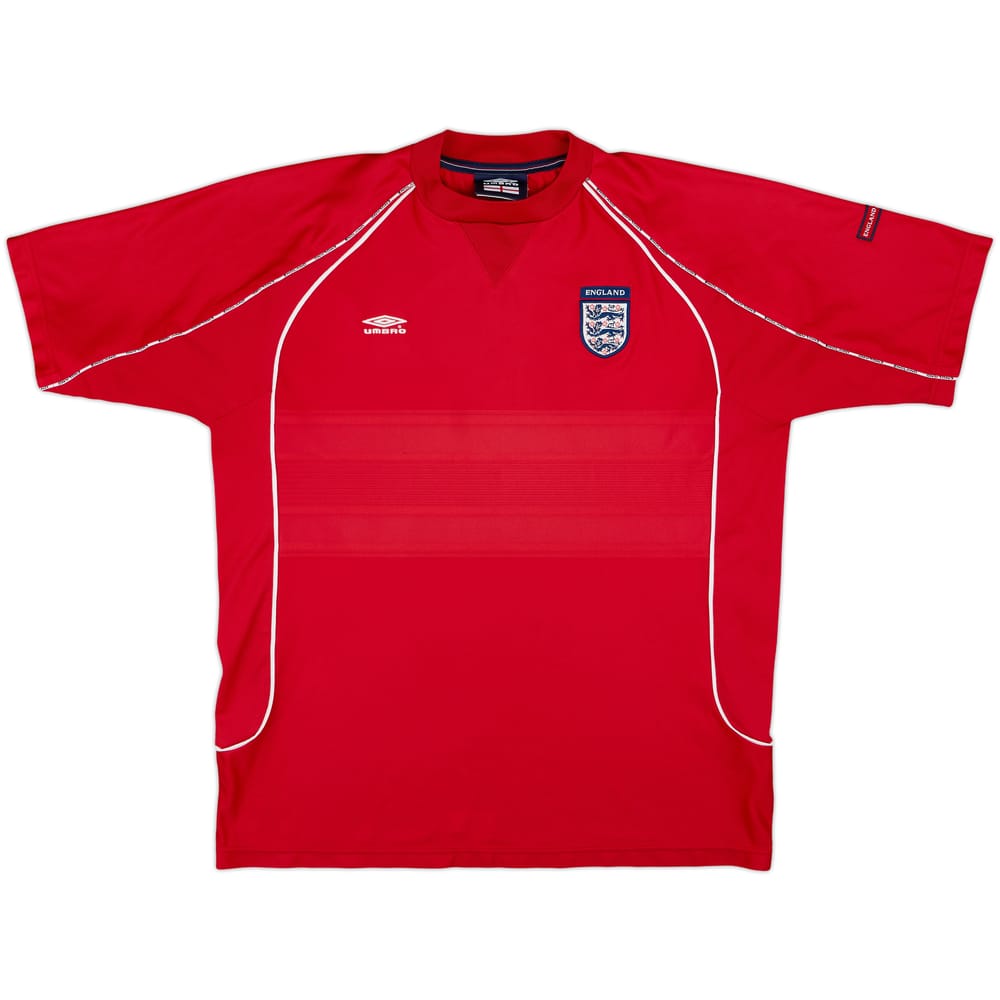 2000-02 England Umbro Training Shirt - 8/10 - (XL)