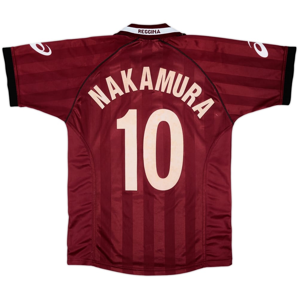 2002-03 Reggina Home Shirt Nakamura #10 - 8/10 - (M)