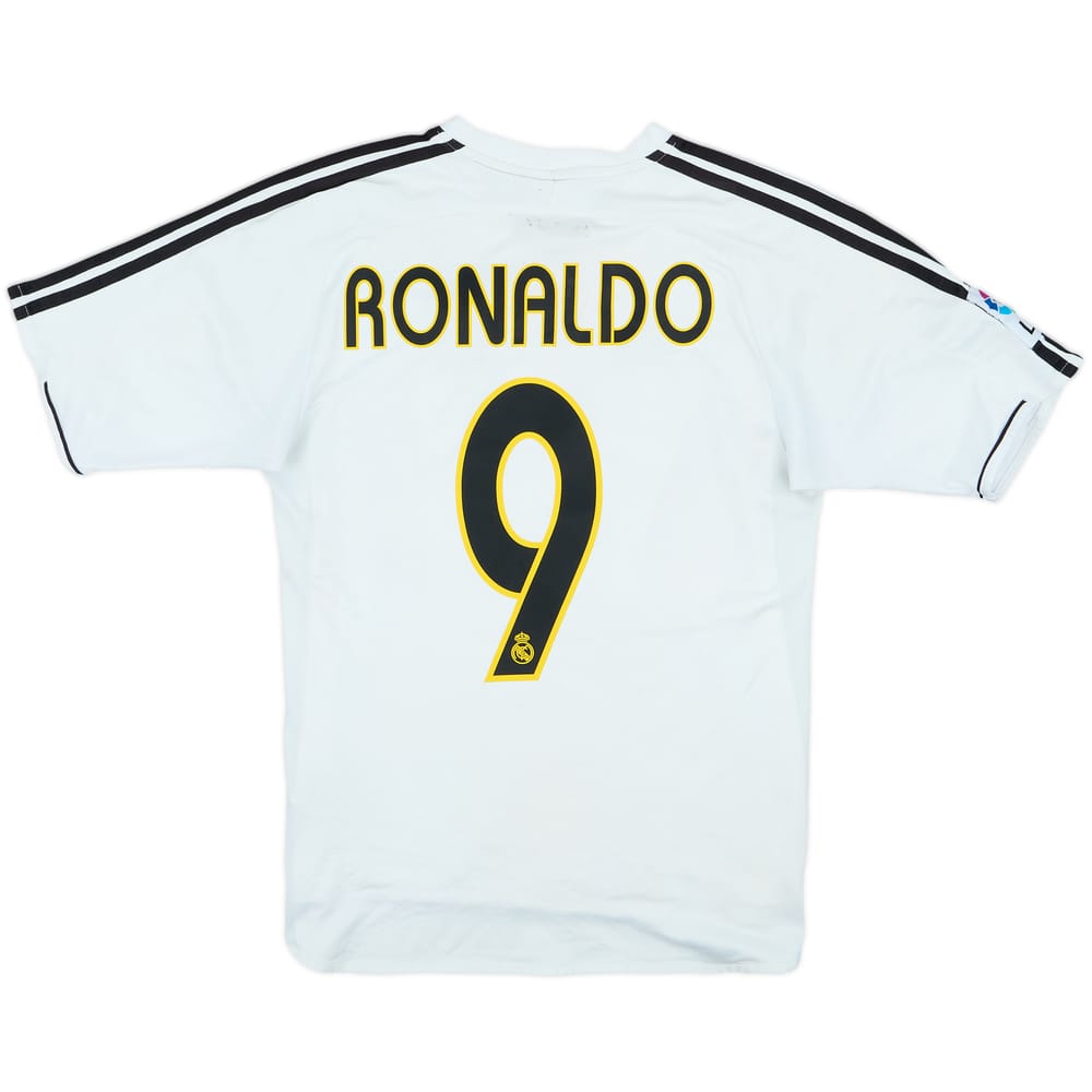 2003-04 Real Madrid Home Shirt Ronaldo #9 - 5/10 - (S)