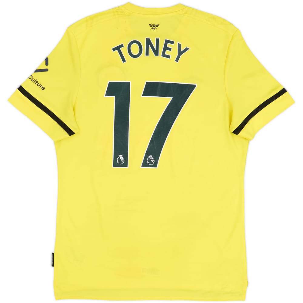 2021-22 Brentford Away Shirt Toney #17 - 6/10 - (L)