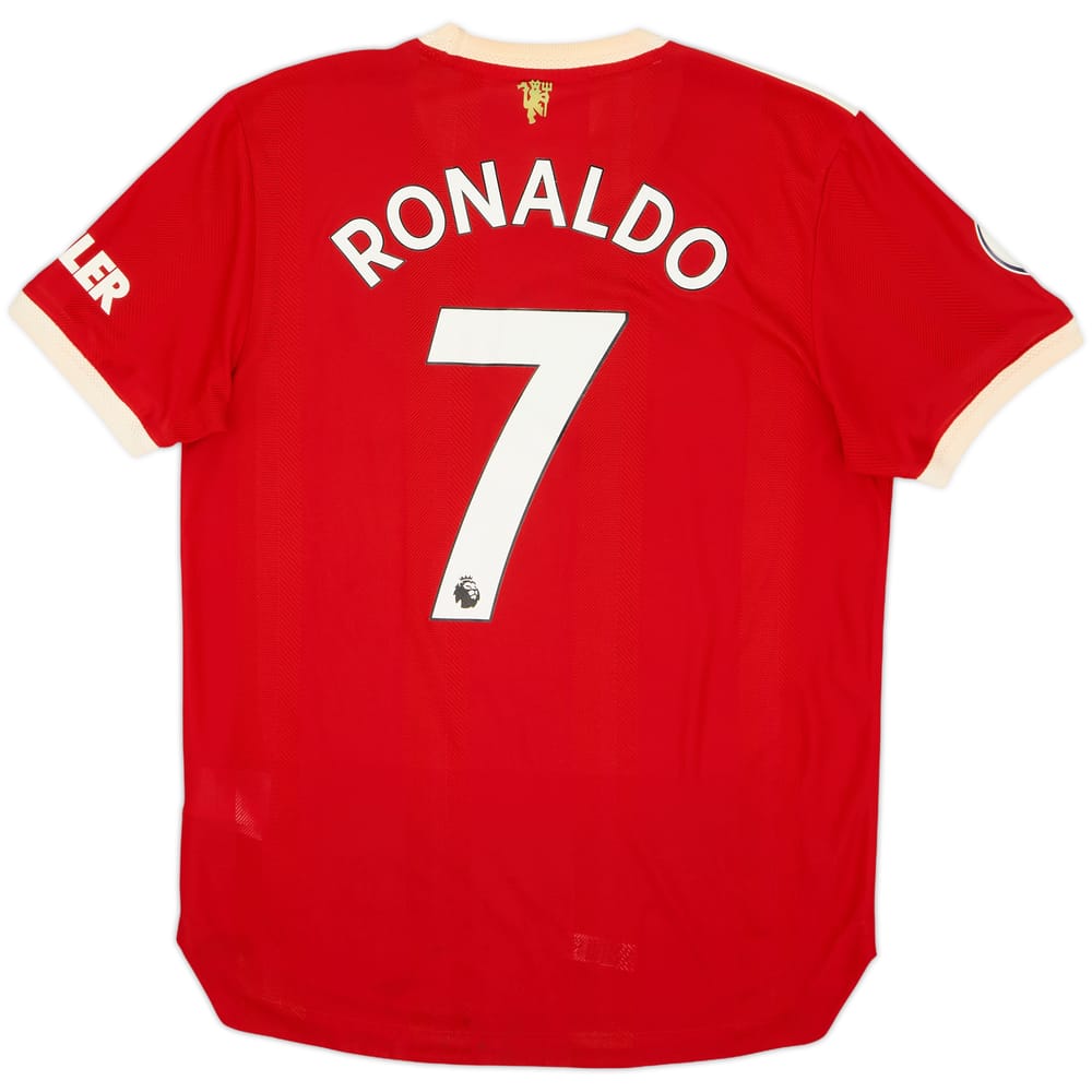 2021-22 Manchester United Authentic Home Shirt Ronaldo #7 - 7/10 - (M)