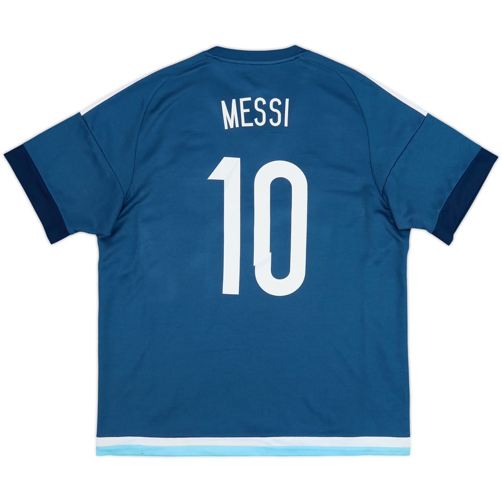 2015-16 Argentina Away Shirt Messi #10 - 7/10 - (XL)