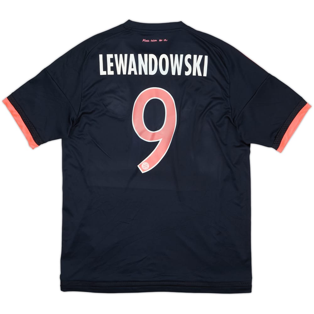 2015-16 Bayern Munich Third Shirt Lewandowski #9 - 8/10 - (M)