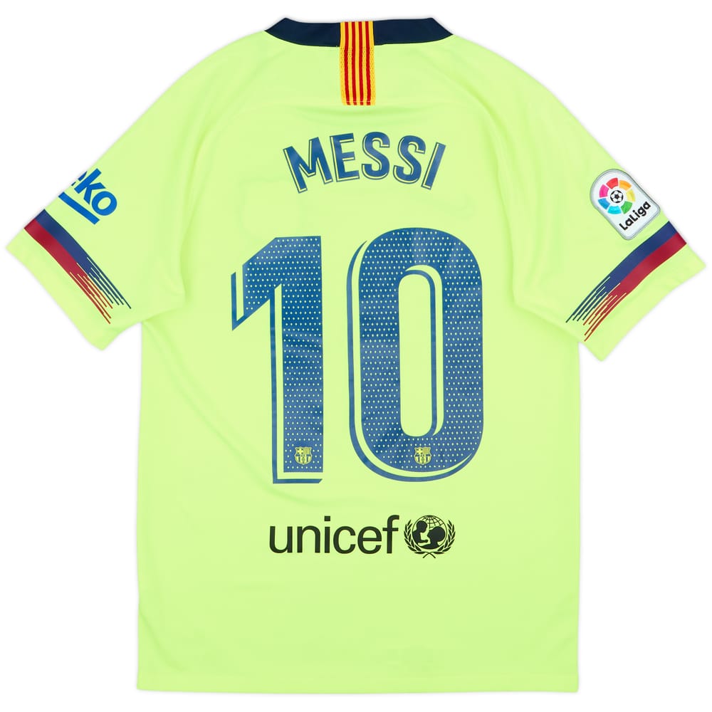 2018-19 Barcelona Away Shirt Messi #10 - 8/10 - (S)