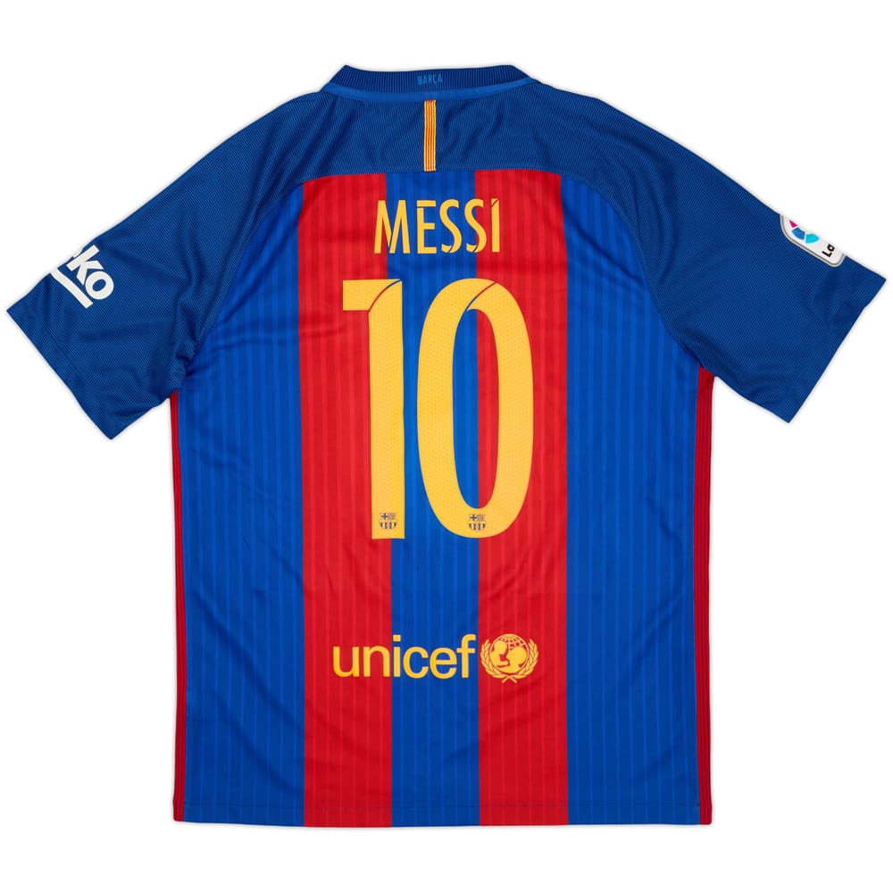 2016-17 Barcelona Home Shirt Messi #10 - 7/10 - (M)