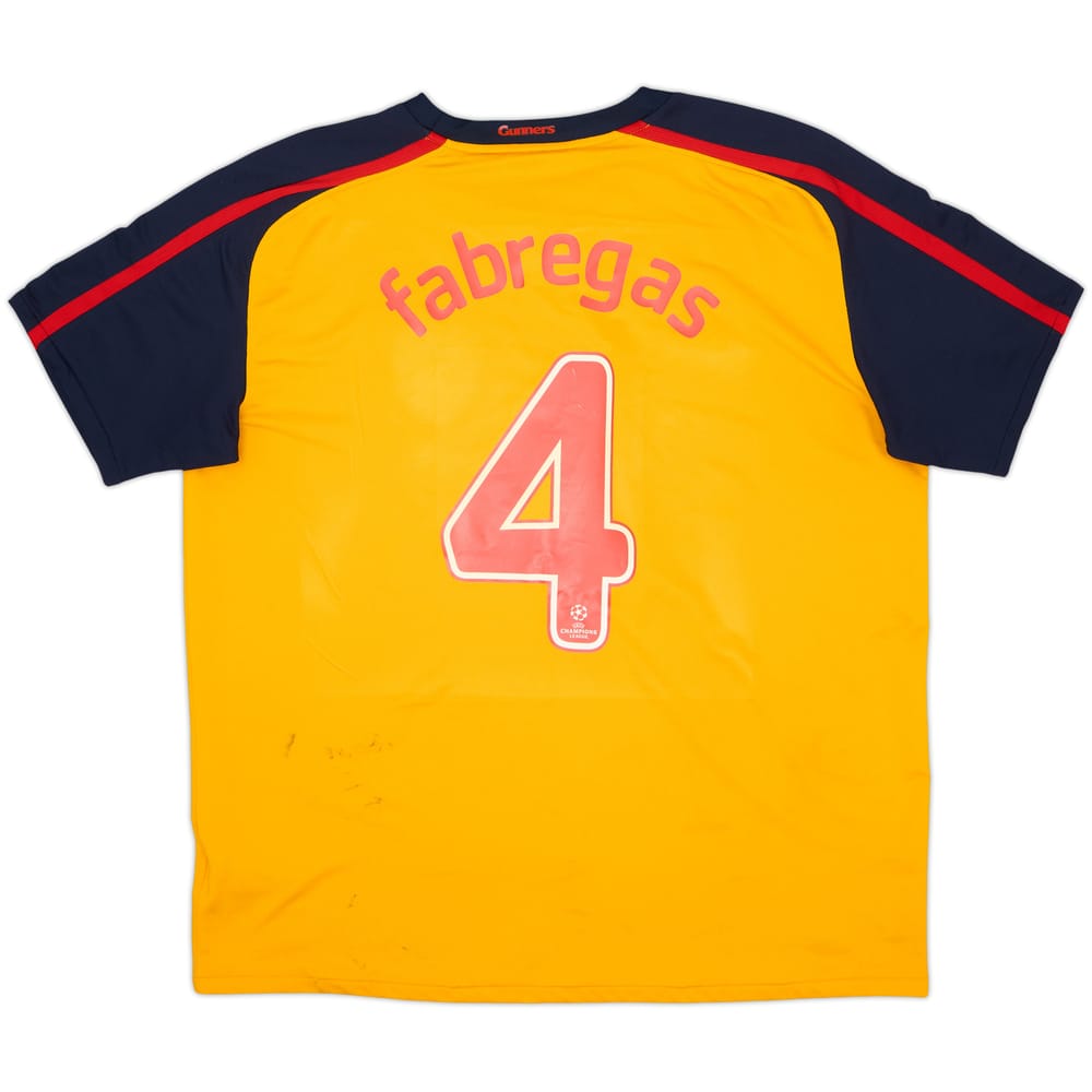 2008-09 Arsenal Away Shirt Fabregas #4 - 5/10 - (XL)