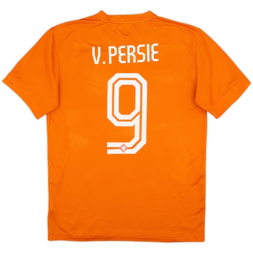 2014-15 Netherlands Home Shirt V. Persie #9 - 5/10 - (M)
