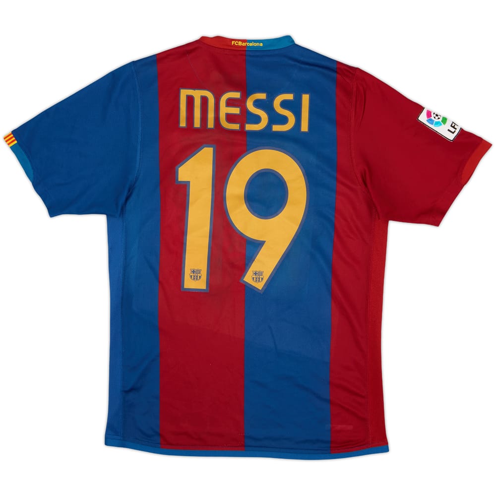 2006-07 Barcelona Home Shirt Messi #19 - 8/10 - (S)