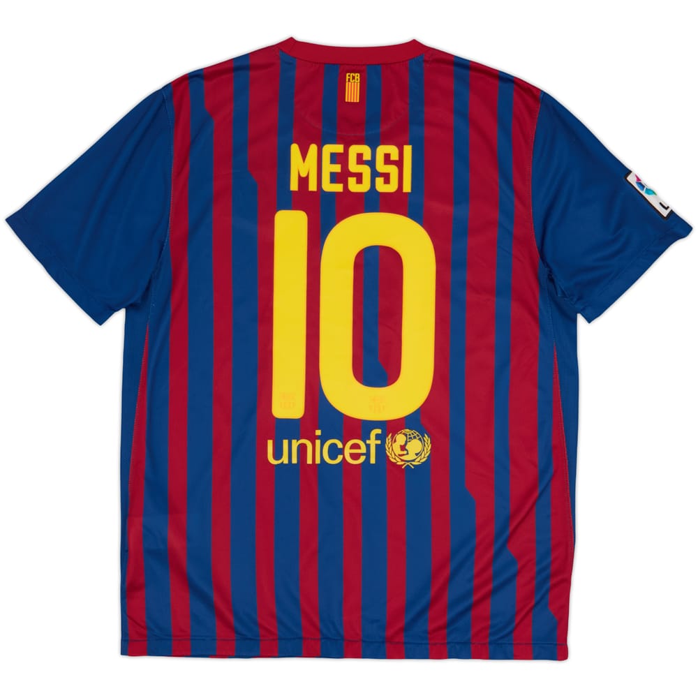 2011-12 Barcelona Home Shirt Messi #10 - 6/10 - (L)