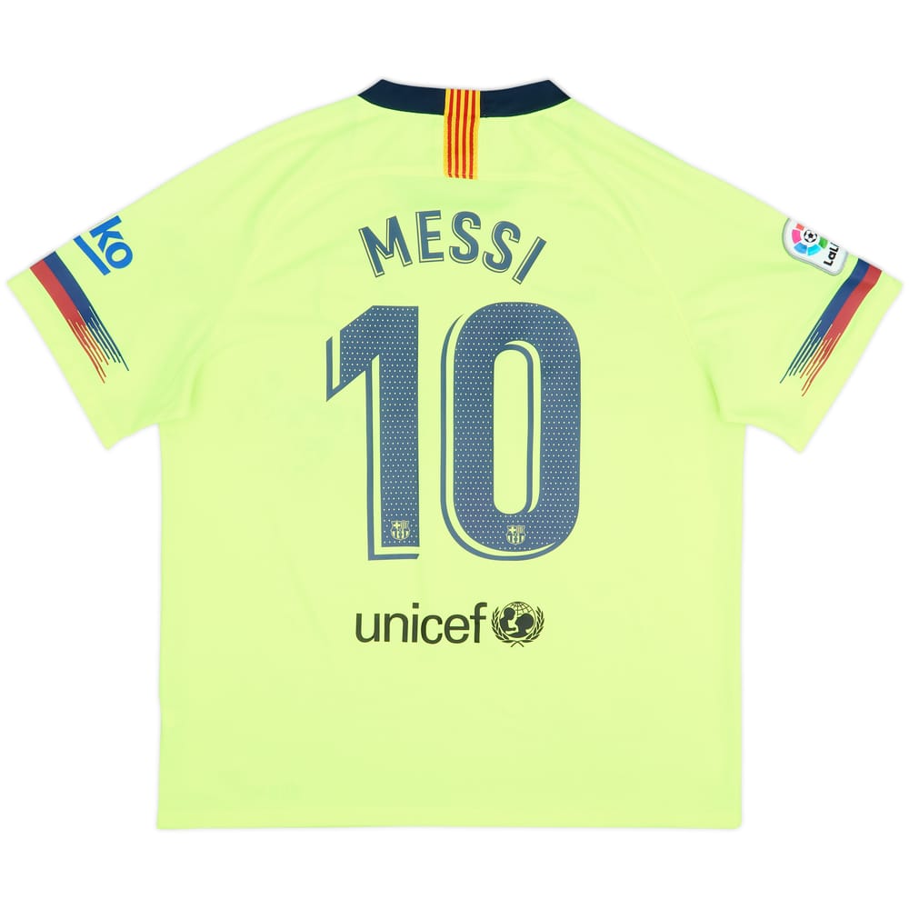 2018-19 Barcelona Away Shirt Messi #10 - 8/10 - (XL)
