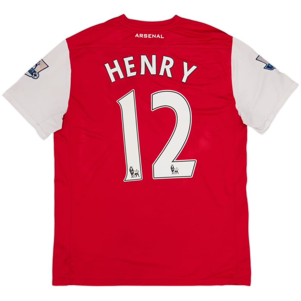 2011-12 Arsenal Home Shirt Henry #12 - 6/10 - (L)
