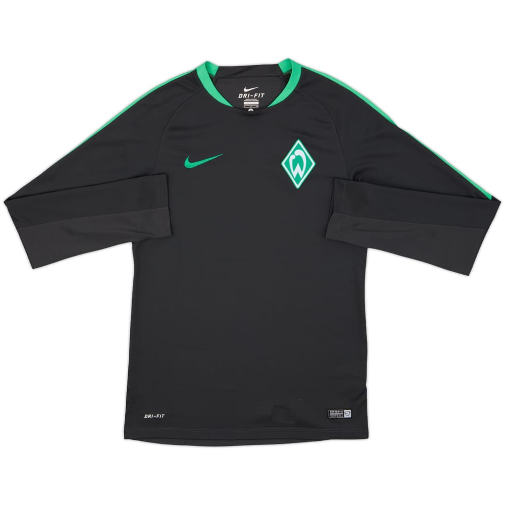 2015-16 Werder Bremen Nike Training L/S Shirt - 4/10 - (S)