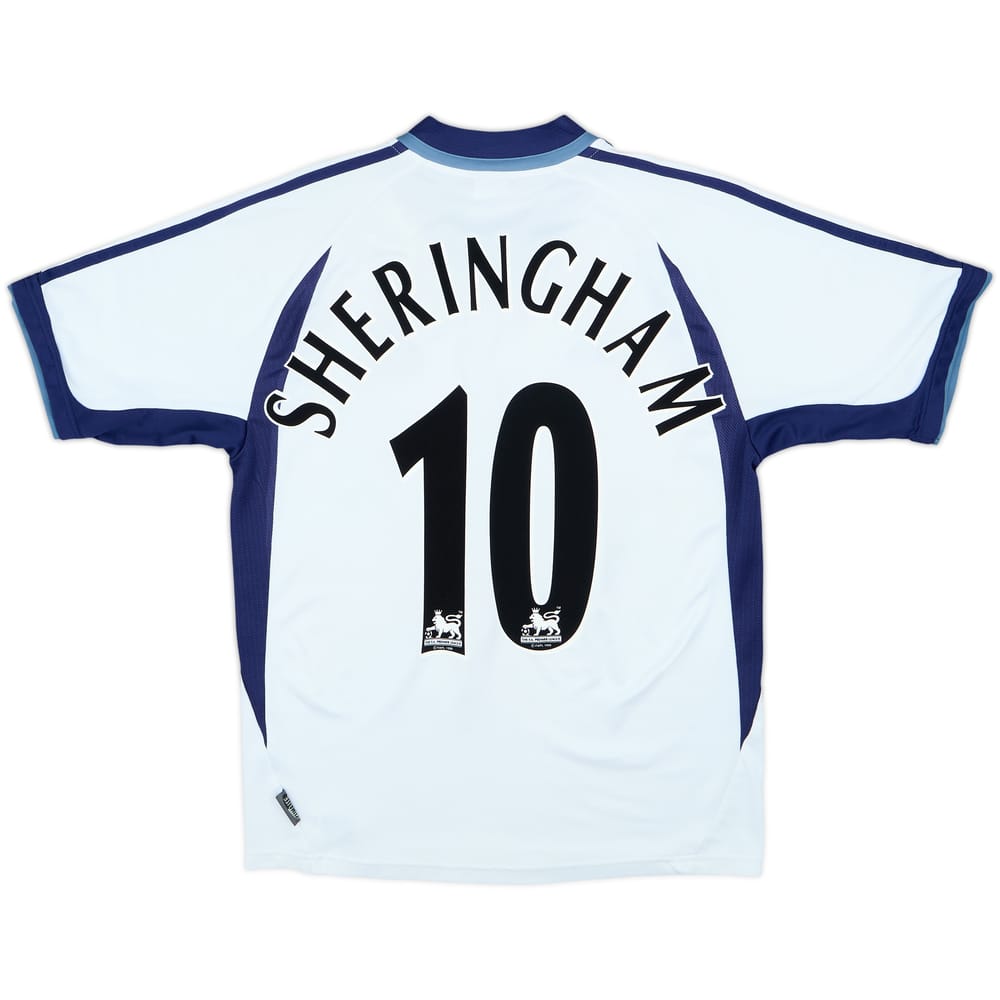 2001-02 Tottenham Home Shirt Sheringham #10 - 6/10 - (S)
