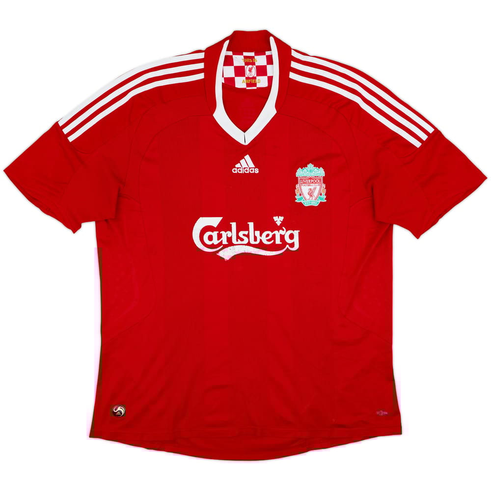 2008-10 Liverpool Home Shirt - 5/10 - (XL)
