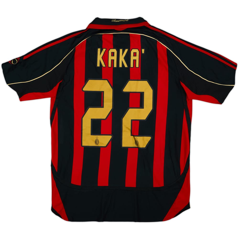 2006-07 AC Milan Home Shirt Kaka #22 - 6/10 - (M)
