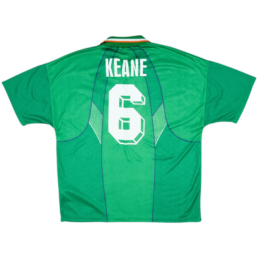 1994-95 Ireland Home Shirt Keane #6 - 6/10 - (XXL)