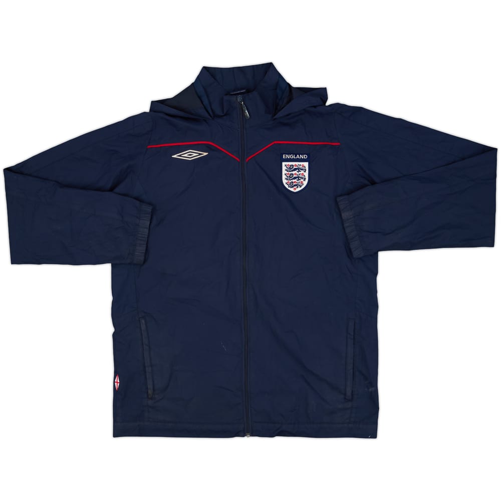 2007-09 England Umbro Hooded Track Jacket - 6/10 - (M)