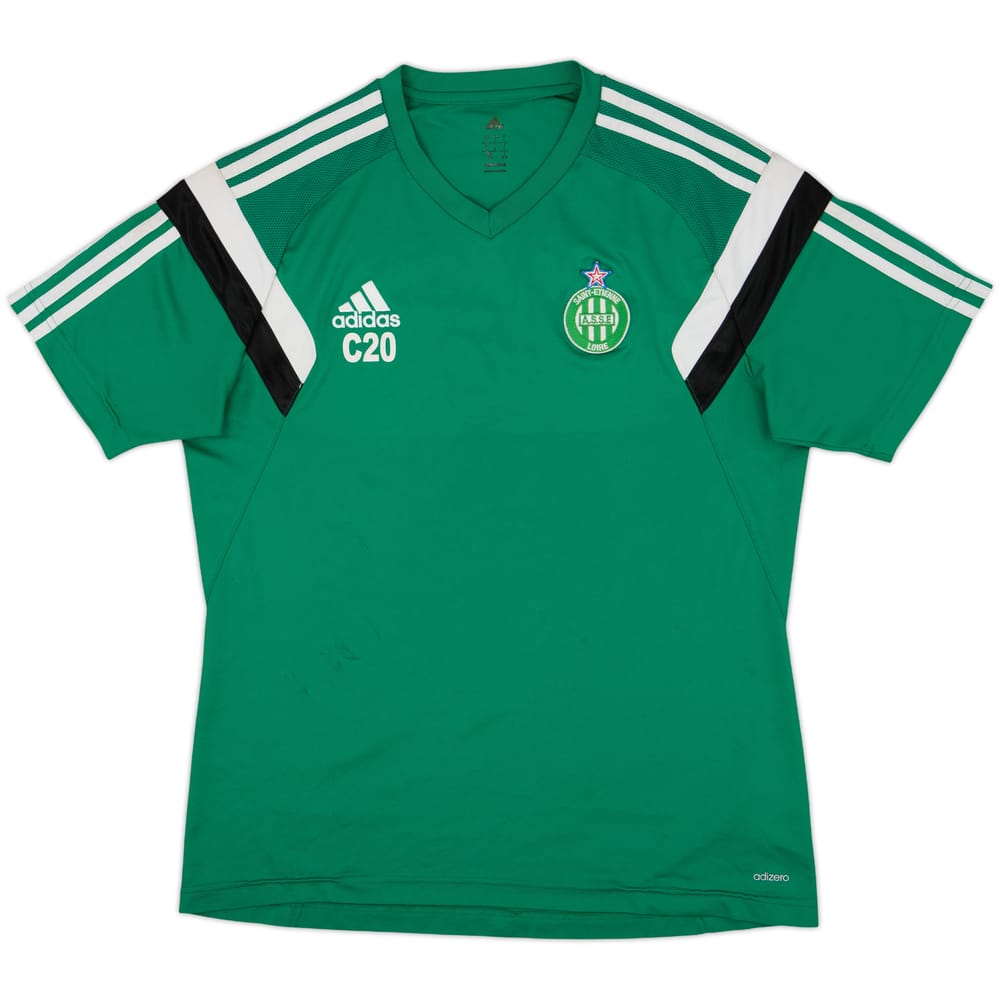 2014-15 Saint-Etienne Player Issue adidas Training Shirt C20 - 4/10 - (L)