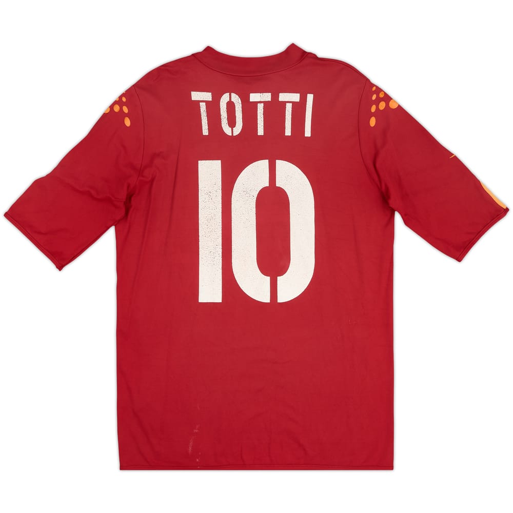 2003-04 Roma Home Shirt Totti #10 - 4/10 - (XL)