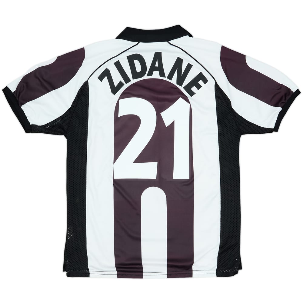 1997-98 Juventus Centenary Home Shirt Zidane #21 - 8/10 - (M)