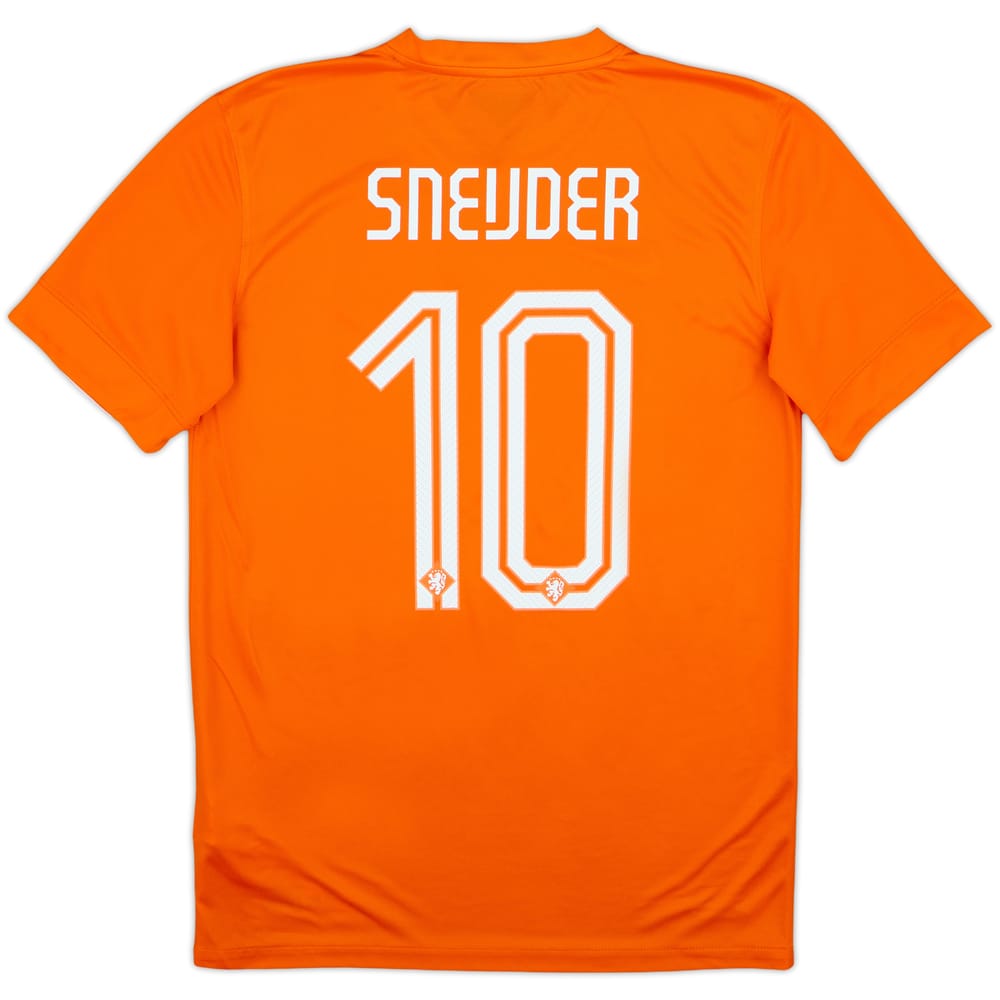 2014-15 Netherlands Home Shirt Sneijder #10 - 6/10 - (S)