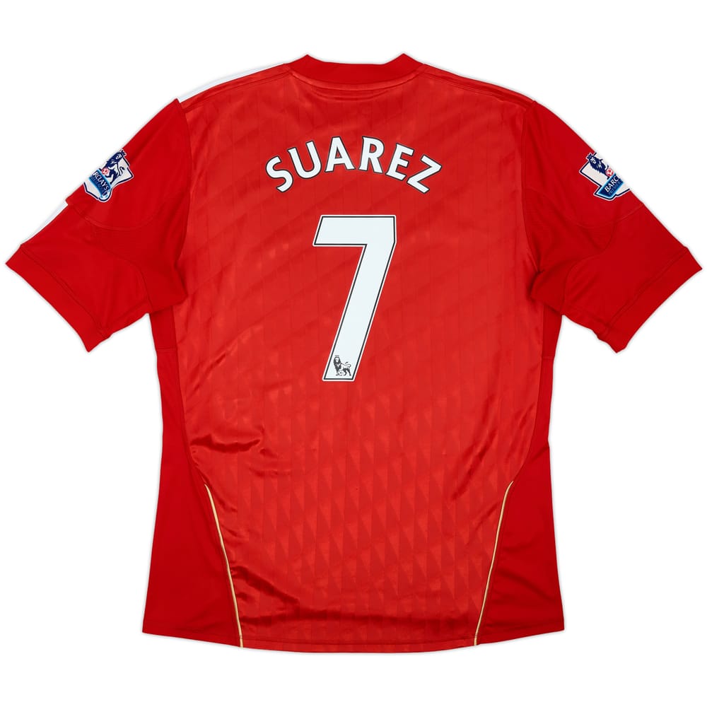 2010-12 Liverpool Home Shirt Suarez #7 - 6/10 - (L)