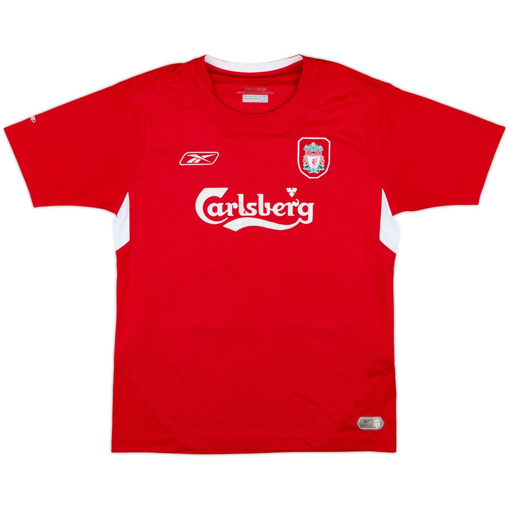 2004-06 Liverpool Home Shirt - 4/10 - (L.Boys)