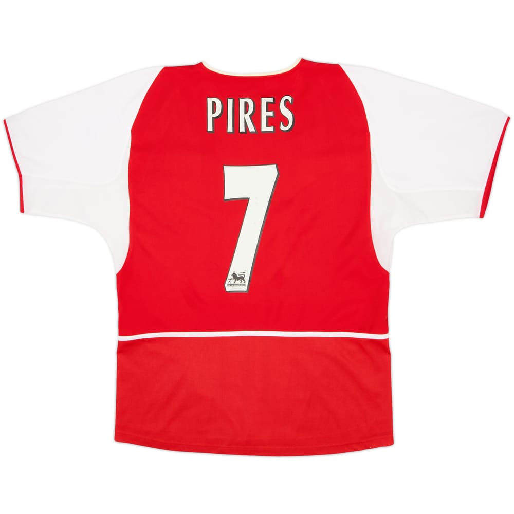 2002-04 Arsenal Home Shirt Pires #7 - 8/10 - (S)