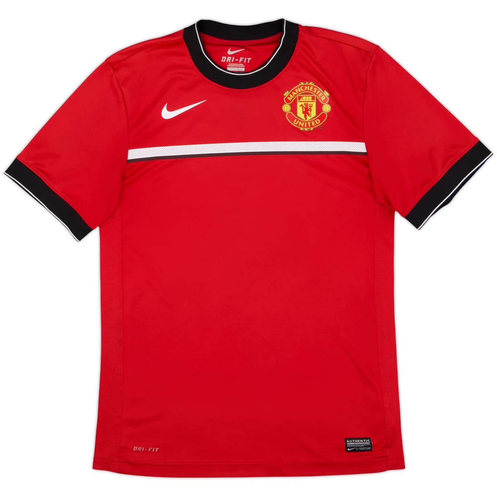 2011-12 Manchester United Nike Training Shirt - 6/10 - (S)