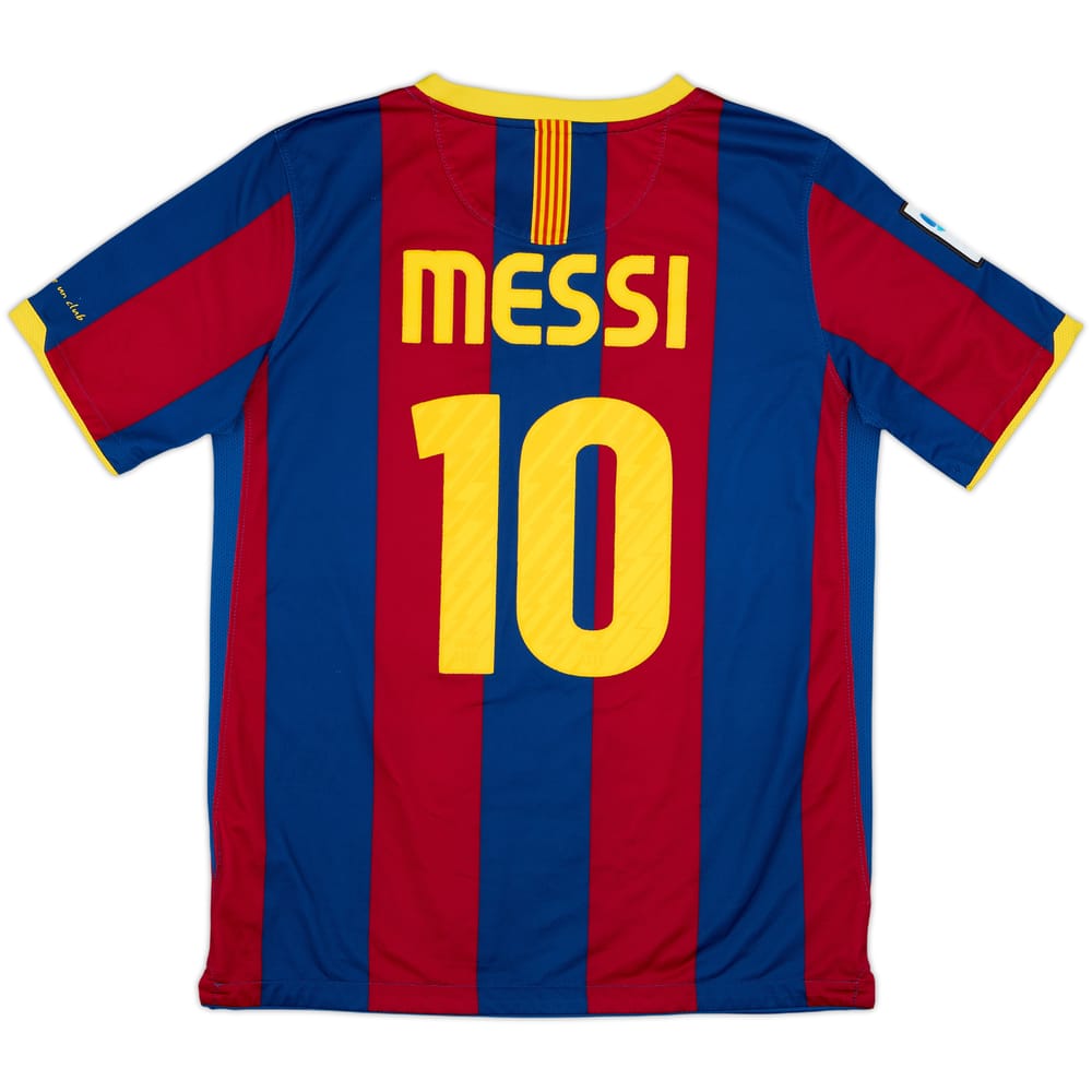 2010-11 Barcelona Home Shirt Messi #10 - 8/10 - (XL.Boys)