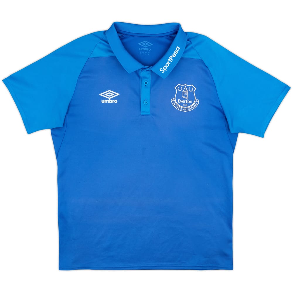 2017-18 Everton Umbro Polo Shirt - 6/10 - (M)