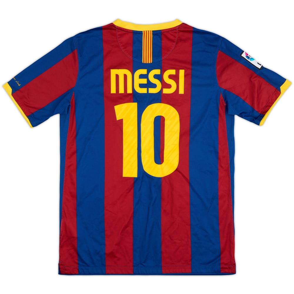 2010-11 Barcelona Home Shirt Messi #10 - 8/10 - (XL.Boys)